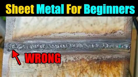 how to stitch weld sheet metal|welding 24 gauge sheet metal.